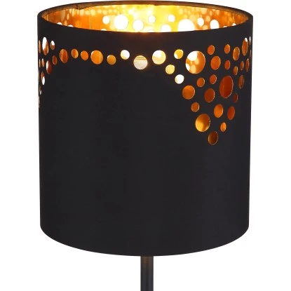 Globo Tischlampe Ingeborg 1-flammig Schwarz Matt 150 X 350 Mm 12 Globo Tischlampe Ingeborg 1-flammig Schwarz Matt 150 X 350 Mm – Bild 10