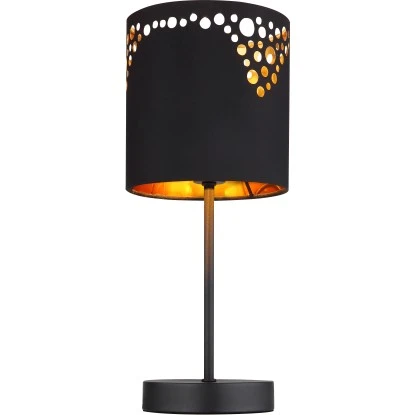 Globo Tischlampe Ingeborg 1-flammig Schwarz Matt 150 X 350 Mm 8 Globo Tischlampe Ingeborg 1-flammig Schwarz Matt 150 X 350 Mm – Bild 6