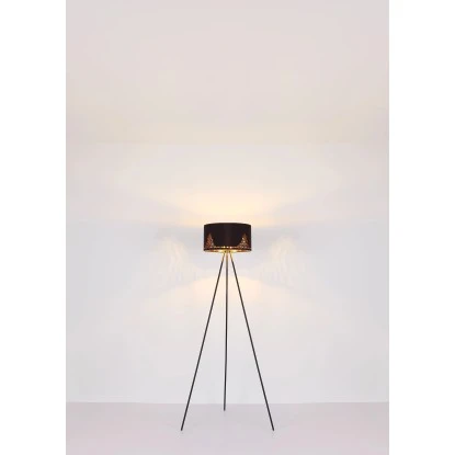 Globo Tischlampe Ingeborg 1-flammig Schwarz Matt 150 X 350 Mm 10 Globo Tischlampe Ingeborg 1-flammig Schwarz Matt 150 X 350 Mm – Bild 8