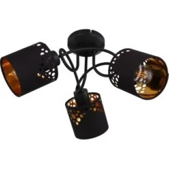 Globo Deckenleuchte Ingeborg 3-flammig Schwarz Matt 460 X 210 Mm -Globo Lighting 9007371423514 3749 S 05