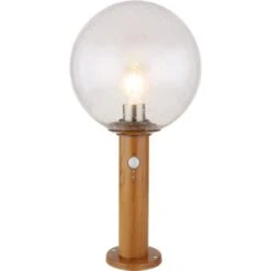 Globo Außenleuchte Mit Bewegungsmelder Ossy 1-flammig Holzoptik 250 X 500 Mm -Globo Lighting 9007371423583 3749 S 01