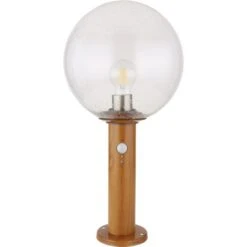 Globo Außenleuchte Mit Bewegungsmelder Ossy 1-flammig Holzoptik 250 X 500 Mm -Globo Lighting 9007371423583 3749 S 03