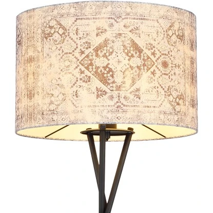 Globo Stehlampe Gabriele 1-flammig Schwarz Matt 620 X 1580 Mm 10 Globo Stehlampe Gabriele 1-flammig Schwarz Matt 620 X 1580 Mm – Bild 8