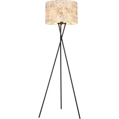 Globo Stehlampe Gabriele 1-flammig Schwarz Matt 620 X 1580 Mm 4 Globo Stehlampe Gabriele 1-flammig Schwarz Matt 620 X 1580 Mm – Bild 2