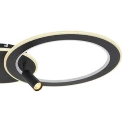 Globo LED-Deckenleuchte Marian 2-flammig Schwarz Matt 895 X 507 X 135 Mm -Globo Lighting 9007371423828 3749 CU 01