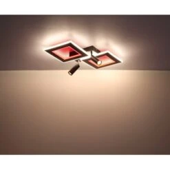 Globo LED-Deckenleuchte Marian 2-flammig Schwarz Matt 895 X 507 X 135 Mm -Globo Lighting 9007371423828 3749 S 15