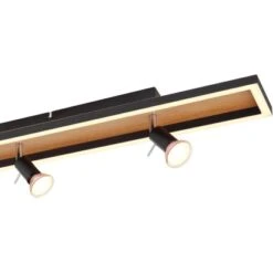 Globo LED-Deckenleuchte Ida 5-flammig Schwarz Matt 1100 X 110 X 90 Mm -Globo Lighting 9007371423842 3749 CU 01