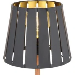 Globo Tischlampe Luna 1-flammig Schwarz Matt 250 X 450 Mm -Globo Lighting 9007371423927 3749 CU 02