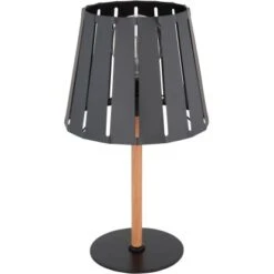 Globo Tischlampe Luna 1-flammig Schwarz Matt 250 X 450 Mm -Globo Lighting 9007371423927 3749 S 04