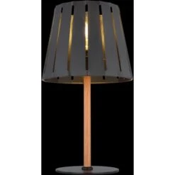 Globo Tischlampe Luna 1-flammig Schwarz Matt 250 X 450 Mm -Globo Lighting 9007371423927 3749 S 06