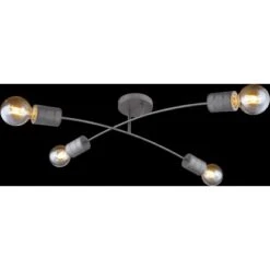 Globo Deckenleuchte Freddy 4-flammig Silber 755 X 240 Mm -Globo Lighting 9007371424481 3749 S 02