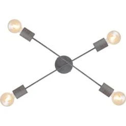 Globo Deckenleuchte Freddy 4-flammig Silber 755 X 240 Mm -Globo Lighting 9007371424481 3749 S 04