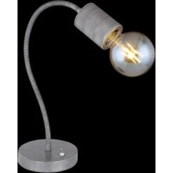 Globo Tischlampe Freddy 1-flammig Silber 260 X 140 X 590 Mm -Globo Lighting 9007371424498 3749 S 02
