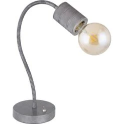 Globo Tischlampe Freddy 1-flammig Silber 260 X 140 X 590 Mm -Globo Lighting 9007371424498 3749 S 03
