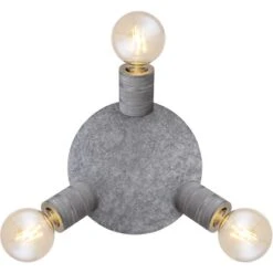 Globo Strahler Freddy 3-flammig Silber 280 X 160 Mm -Globo Lighting 9007371424504 3749 S 04