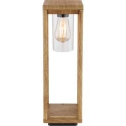 Globo Außenleuchte Candela 1-flammig Holzoptik 150 X 150 X 500 Mm -Globo Lighting 9007371424962 3749 S 04