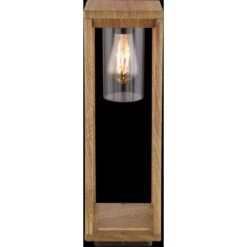 Globo Außenleuchte Candela 1-flammig Holzoptik 150 X 150 X 500 Mm -Globo Lighting 9007371424962 3749 S 05