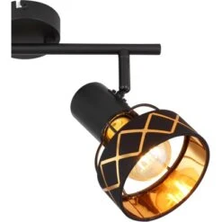 Globo Strahler Blanca 2-flammig Schwarz 300 X180 Mm -Globo Lighting 9007371425518 3749 CU 01
