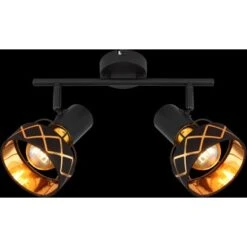 Globo Strahler Blanca 2-flammig Schwarz 300 X180 Mm -Globo Lighting 9007371425518 3749 S 06
