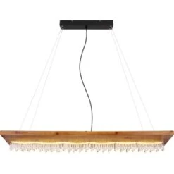 Globo LED-Pendelleuchte Edeltraud 1-flammig Schwarz 1000 X 250 X 1450 Mm -Globo Lighting 9007371425594 3749 S 04