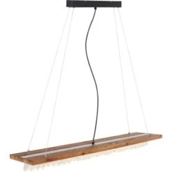 Globo LED-Pendelleuchte Edeltraud 1-flammig Schwarz 1000 X 250 X 1450 Mm -Globo Lighting 9007371425594 3749 S 06