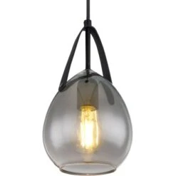 Globo Pendelleuchte Diethild 1-flammig Schwarz Matt 150 X 1200 Mm 15 Globo Pendelleuchte Diethild 1-flammig Schwarz Matt 150 X 1200 Mm -Globo Lighting 9007371426249 3749 CU 01
