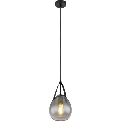 Globo Pendelleuchte Diethild 1-flammig Schwarz Matt 150 X 1200 Mm 4 Globo Pendelleuchte Diethild 1-flammig Schwarz Matt 150 X 1200 Mm – Bild 2