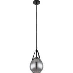 Globo Pendelleuchte Diethild 1-flammig Schwarz Matt 150 X 1200 Mm 11 Globo Pendelleuchte Diethild 1-flammig Schwarz Matt 150 X 1200 Mm -Globo Lighting 9007371426249 3749 S 02
