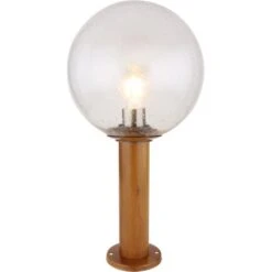 Globo Außenleuchte Ossy 1-flammig Holzoptik 250 X 500 Mm -Globo Lighting 9007371426560 3749 S 01