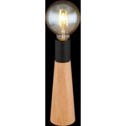 Globo Tischlampe Kira 1-flammig Dunkelbraun 75 X 250 Mm -Globo Lighting 9007371426621 3749 S 02