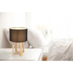 Globo Tischlampe Moritz 1-flammig Braun 300 X 450 Mm