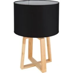 Globo Tischlampe Moritz 1-flammig Braun 300 X 450 Mm -Globo Lighting 9007371426652 3749 S 02