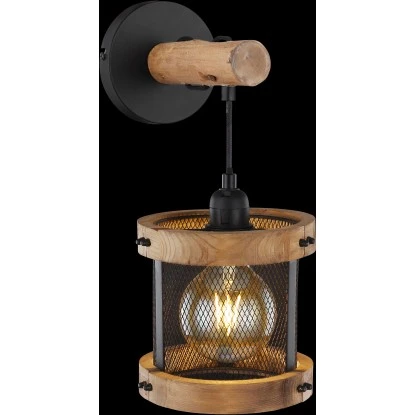 Globo Wandlampe Jeanie 1-flammig Schwarz Matt 160 X 320 Mm 5 Globo Wandlampe Jeanie 1-flammig Schwarz Matt 160 X 320 Mm – Bild 3