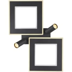 Globo LED-Deckenleuchte Marian 2-flammig Schwarz Matt 540 X 410 X 115 Mm -Globo Lighting 9007371426829 3749 S 04