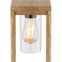 Globo Außenleuchte Candela 1-flammig Holzoptik 150 X 150 X 800 Mm -Globo Lighting 9007371427963 3749 CU 01