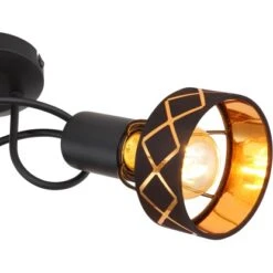 Globo Deckenleuchte Blanca 3-flammig Schwarz 460 X 235 Mm -Globo Lighting 9007371428519 3749 CU 01