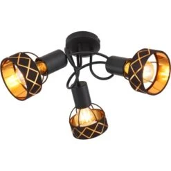 Globo Deckenleuchte Blanca 3-flammig Schwarz 460 X 235 Mm -Globo Lighting 9007371428519 3749 S 02