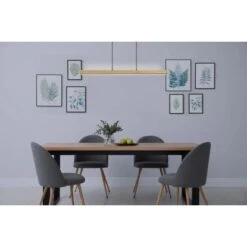 Globo LED-Pendelleuchte Doro 2-flammig Schwarz Matt 1015 X 85 X 1200 Mm