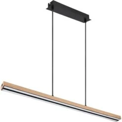 Globo LED-Pendelleuchte Doro 2-flammig Schwarz Matt 1015 X 85 X 1200 Mm -Globo Lighting 9007371428571 3749 S 02