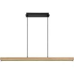 Globo LED-Pendelleuchte Doro 2-flammig Schwarz Matt 1015 X 85 X 1200 Mm -Globo Lighting 9007371428571 3749 S 03