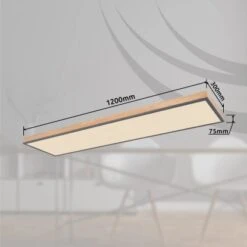 Globo LED-Deckenleuchte Doro 1-flammig Graphit 1200 X 300 X 75 Mm -Globo Lighting 9007371428762 3749 S 11