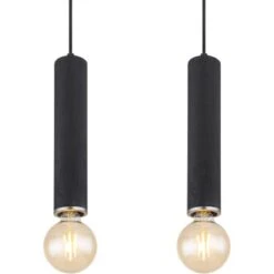 Globo Pendelleuchte Marion 6-flammig Schwarz Matt 1450 X 100 X 1200 Mm -Globo Lighting 9007371429233 3749 CU 01