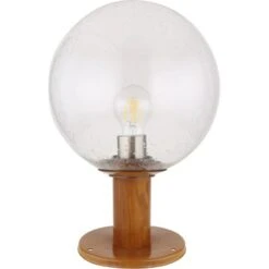 Globo Außenleuchte Ossy 1-flammig Holzoptik 250 X 380 Mm -Globo Lighting 9007371429554 3749 S 03
