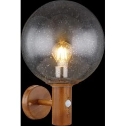 Globo Außenleuchte Mit Bewegungsmelder Ossy 1-flammig Holzoptik 250 X 370 Mm 15 Globo Außenleuchte Mit Bewegungsmelder Ossy 1-flammig Holzoptik 250 X 370 Mm -Globo Lighting 9007371429561 3749 S 02