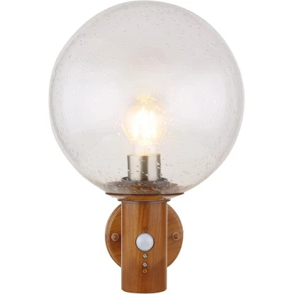 Globo Außenleuchte Mit Bewegungsmelder Ossy 1-flammig Holzoptik 250 X 370 Mm 6 Globo Außenleuchte Mit Bewegungsmelder Ossy 1-flammig Holzoptik 250 X 370 Mm – Bild 4