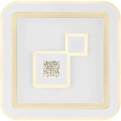 Globo LED-Deckenleuchte Valeria 1-flammig Weiß 466 X 466 X 74 Mm -Globo Lighting 9007371429615 3749 S 04