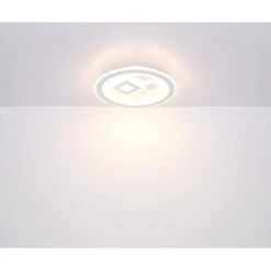 Globo LED-Deckenleuchte Valeria 1-flammig Weiß 466 X 466 X 74 Mm -Globo Lighting 9007371429615 3749 S 10