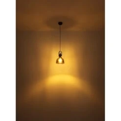 Globo Pendelleuchte Dorothea 1-flammig Schwarz 200 X 1200 Mm -Globo Lighting 9007371429752 3749 S 03