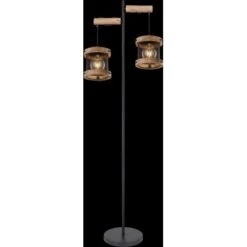 Globo Stehlampe Jeanie 2-flammig Schwarz Matt 610 X 240 X 1500 Mm 18 Globo Stehlampe Jeanie 2-flammig Schwarz Matt 610 X 240 X 1500 Mm -Globo Lighting 9007371429769 3749 S 05