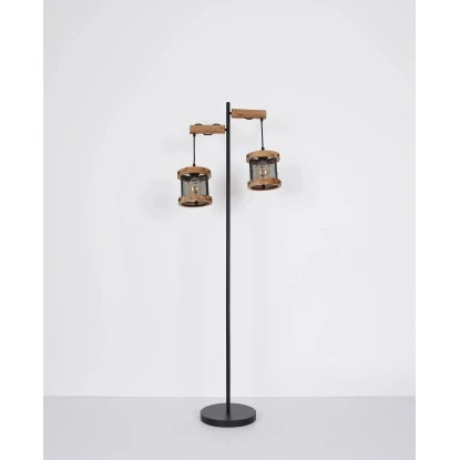 Globo Stehlampe Jeanie 2-flammig Schwarz Matt 610 X 240 X 1500 Mm 11 Globo Stehlampe Jeanie 2-flammig Schwarz Matt 610 X 240 X 1500 Mm – Bild 9